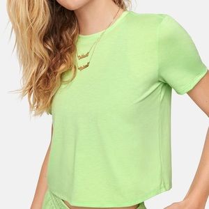 NWOT Outdoor Voices Sweatee T Shirt Jade